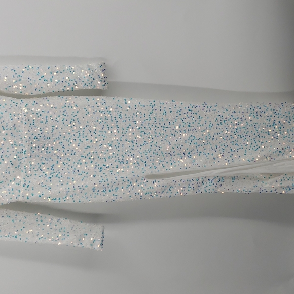 Miss ord sequinned white dress size medium fits XS - Picture 2 of 4